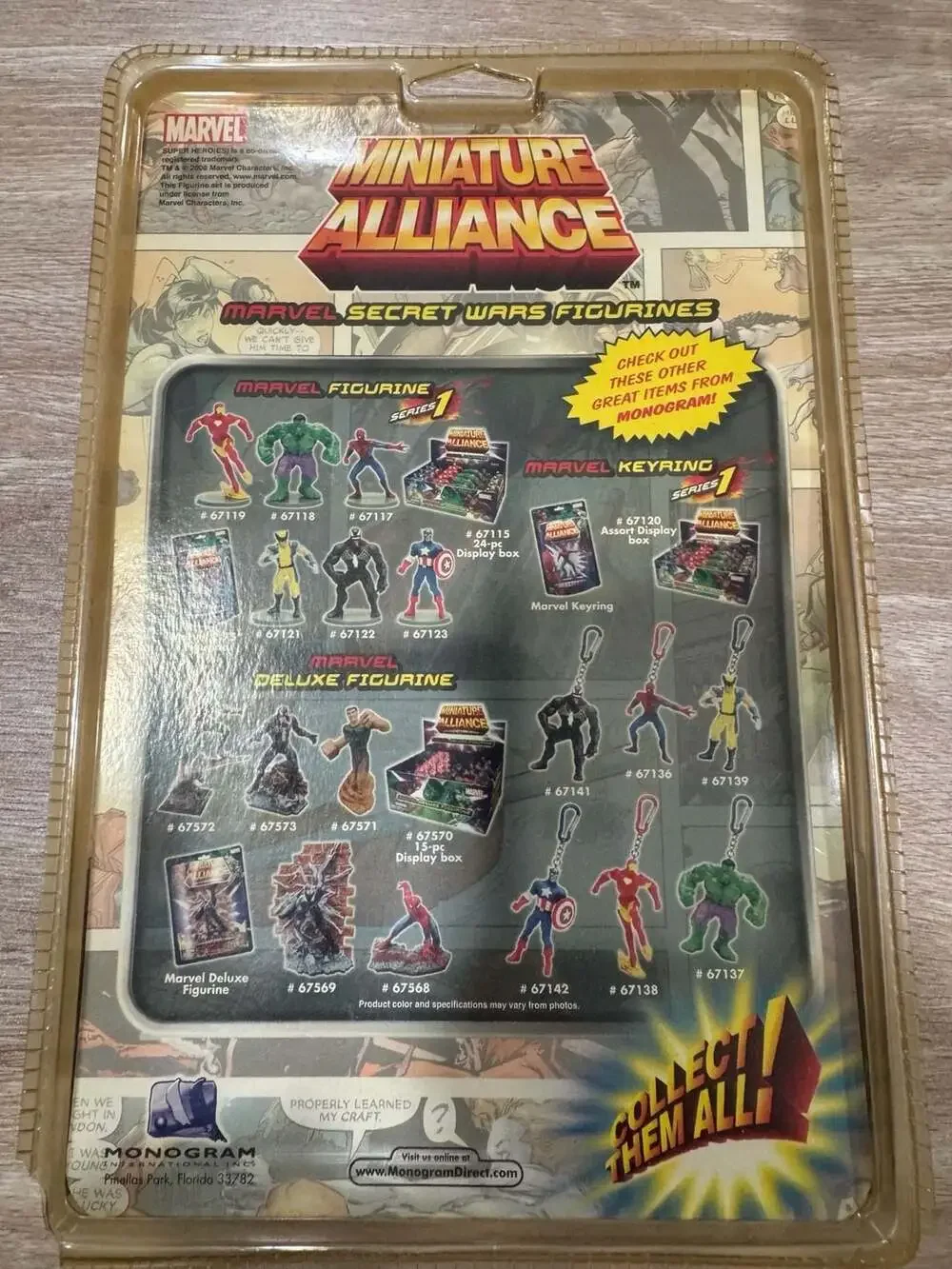 Monogram Marvel Miniature Alliance Secret Wars Hulk and Spider-Man Figurines